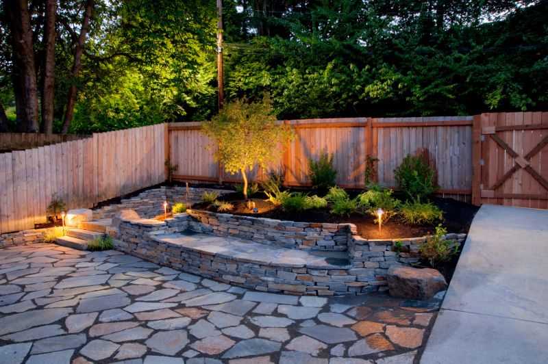 Stone Wall Hardscaping